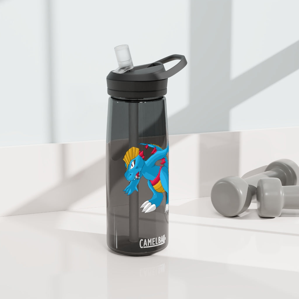 Blastdile CamelBak Eddy® Water Bottle in 20oz and 25oz sizes, showcasing its durable Tritan™ material and spill-proof design.